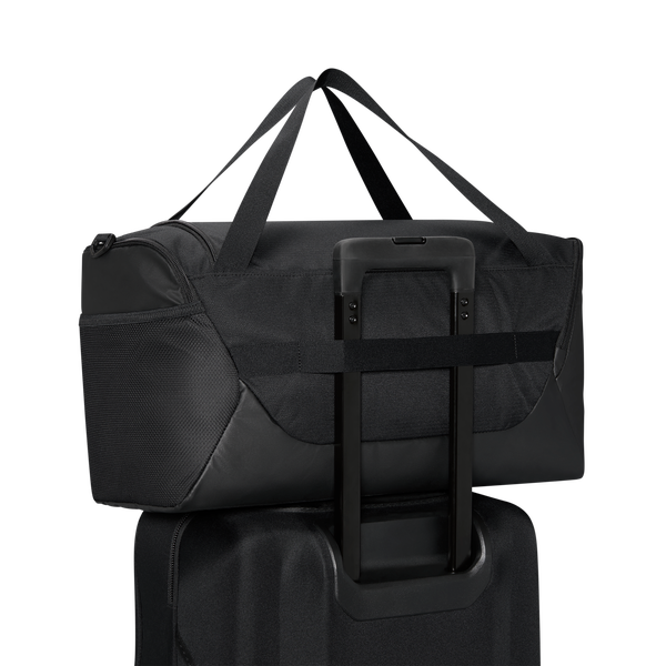 Nike Brasilia Small Duffel - Adult - Black/Black/White - Image 9
