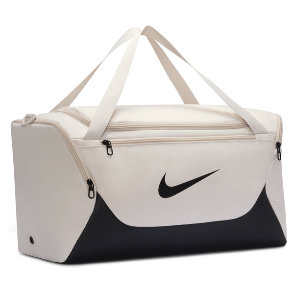Nike Brasilia Small Duffel - Adult - Light Bone/Black/Black - Image 3