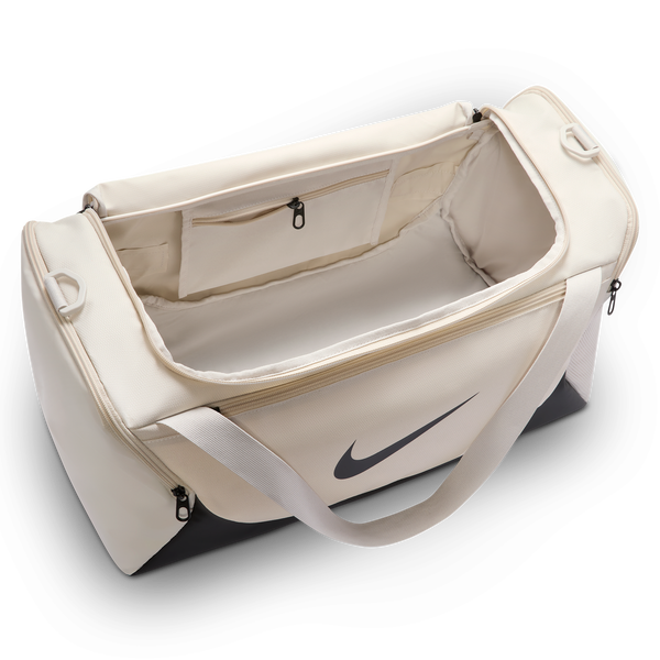 Nike Brasilia Small Duffel - Adult - Light Bone/Black/Black - Image 4