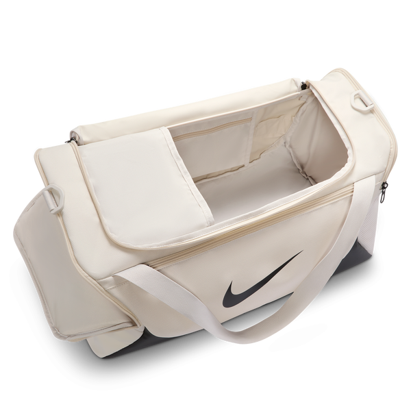 Nike Brasilia Small Duffel - Adult - Light Bone/Black/Black - Image 5