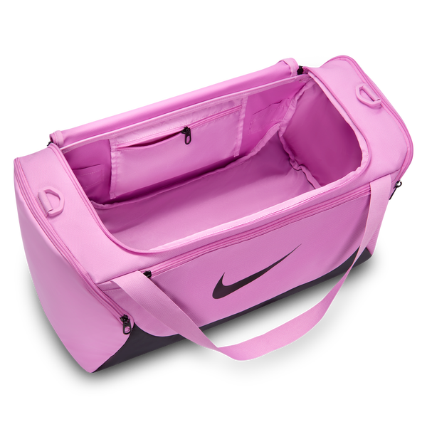 Nike Brasilia Small Duffel - Adult - Lt Magenta/Black/Black - Image 4
