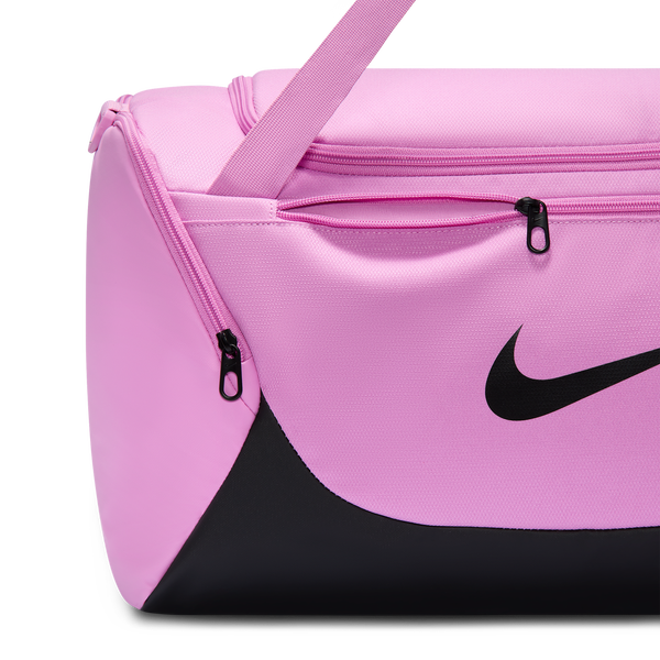 Nike Brasilia Small Duffel - Adult - Lt Magenta/Black/Black - Image 6