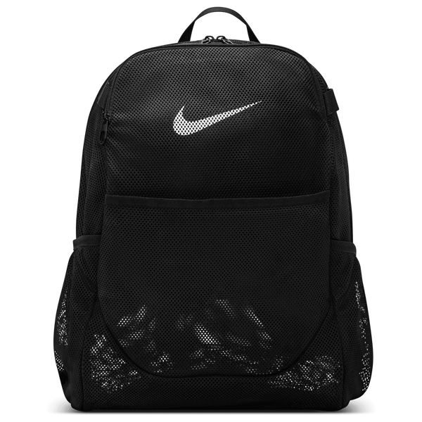 Nike Brasilia Mesh Backpack X - Adult - Black/Black/White