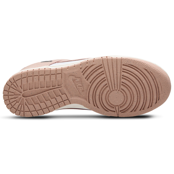 Nike Dunk Low - Women's - Particle Pink/White/Metallic Silver - Image 4