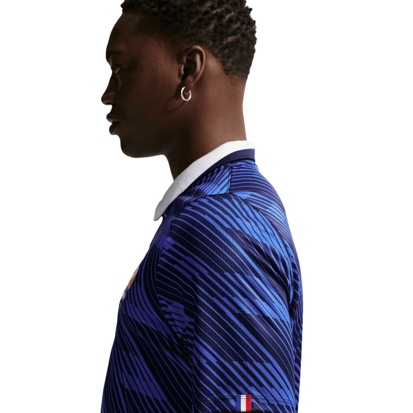 Nike France Home Replica Stadium Jersey - Men's - Game Royal/Blackened Blue/White - Image 8