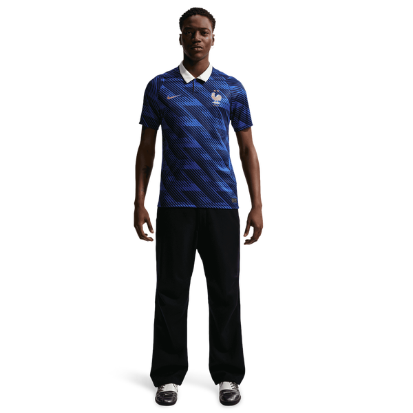 Nike France Home Replica Stadium Jersey - Men's - Game Royal/Blackened Blue/White - Image 9