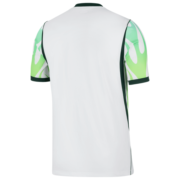 Nike Nigeria Away Replica Stadium Jersey - Men's - White/Green Glow/Black - Image 2
