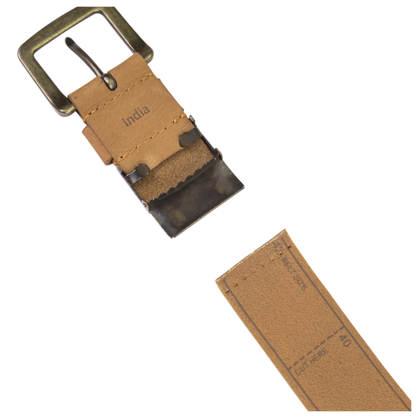 Timberland Cut-to-Fit Leather Belt - Adult - Brown/Brown - Image 4
