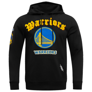 Pro Standard WARRIORS OLD ENGLISH FLC PO HOODIE - Men's - Black