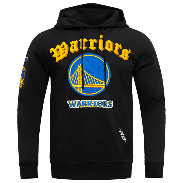 Pro Standard WARRIORS OLD ENGLISH FLC PO HOODIE - Men's - Black