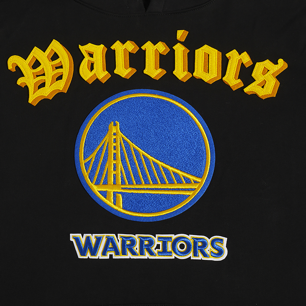 Pro Standard WARRIORS OLD ENGLISH FLC PO HOODIE - Men's - Black - Image 5