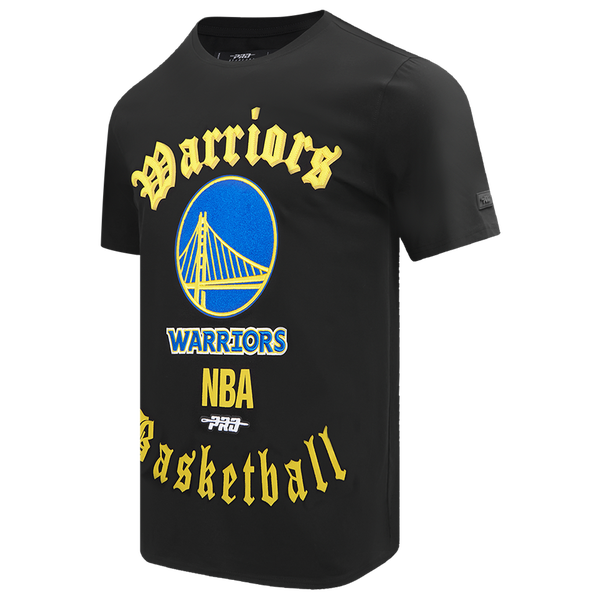 Pro Standard WARRIORS OLD ENGLISH SJ TEE - Men's - Black - Image 3