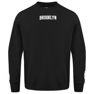 Pro Standard BROOKLYN NETS SWEATSHIRT - Men's - Black