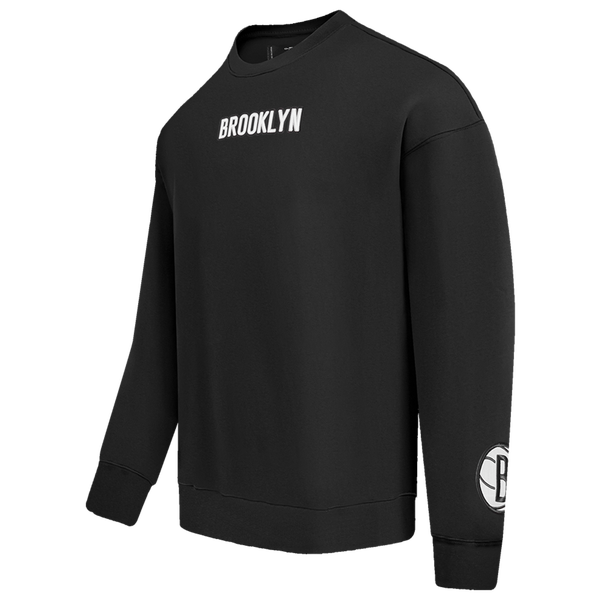 Pro Standard BROOKLYN NETS SWEATSHIRT - Men's - Black - Image 3