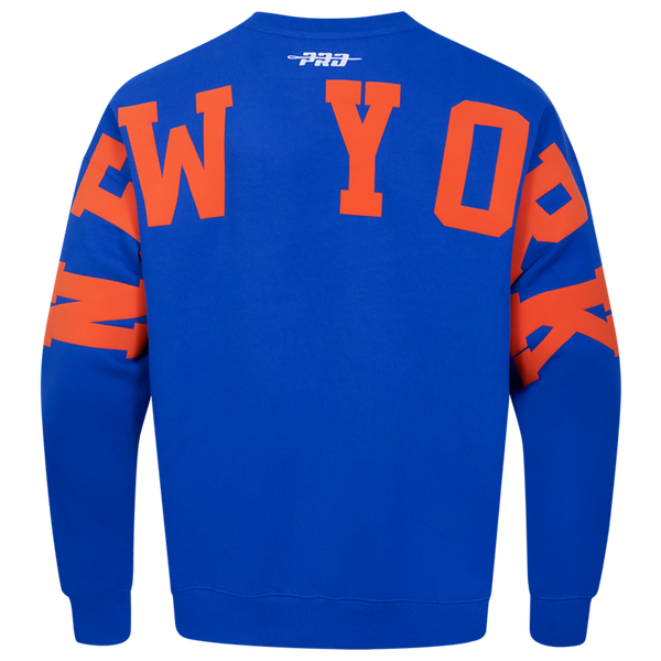 Pro Standard NEW YORK KNICKS SWEATSHIRT - Men's - Royal Blue - Image 2