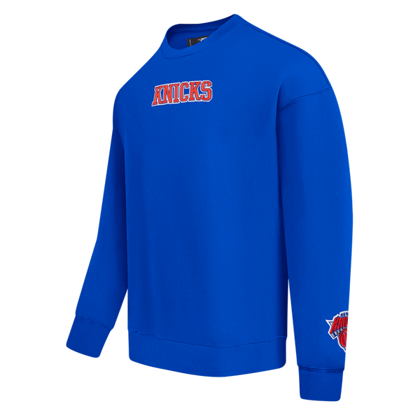 Pro Standard NEW YORK KNICKS SWEATSHIRT - Men's - Royal Blue - Image 3