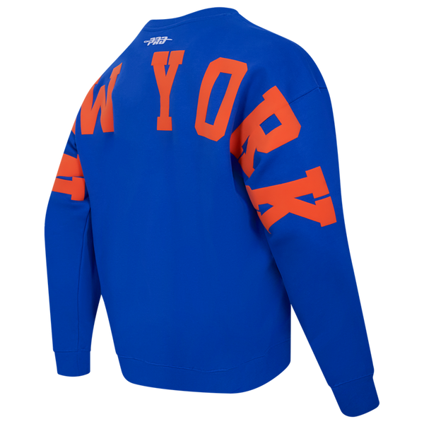 Pro Standard NEW YORK KNICKS SWEATSHIRT - Men's - Royal Blue - Image 4
