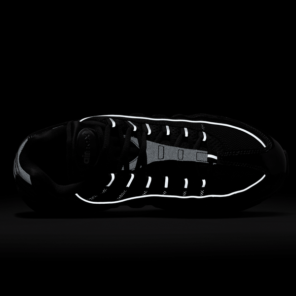 Nike Air Max 95 Big Bubble - Women's - Black/Mtlc Silver/Reflect Silver - Image 6