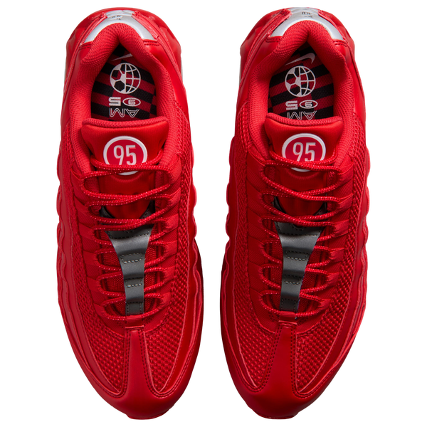 Nike Air Max 95 Big Bubble - Men's - University Red/Black/White - Image 4