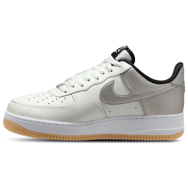 Nike Air Force 1 '07 LV8 - Men's - Summit White/Black/Metallic Silver - Image 2