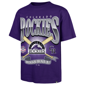 47 Brand MLB Town Foundation Short Sleeve T-Shirt - Men's - Purple