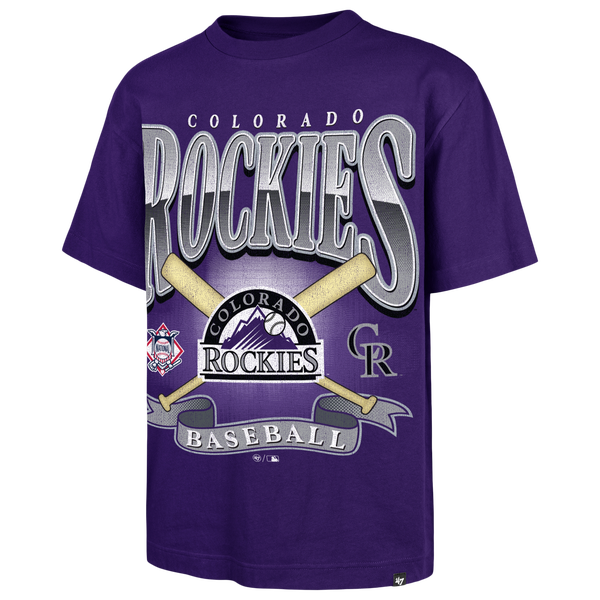 47 Brand MLB Town Foundation Short Sleeve T-Shirt - Men's - Purple