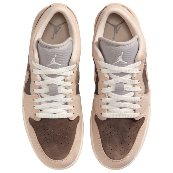Jordan AJ 1 Low SE - Women's - Enigma Stone/Oatmeal/Pale Ivory - Image 4