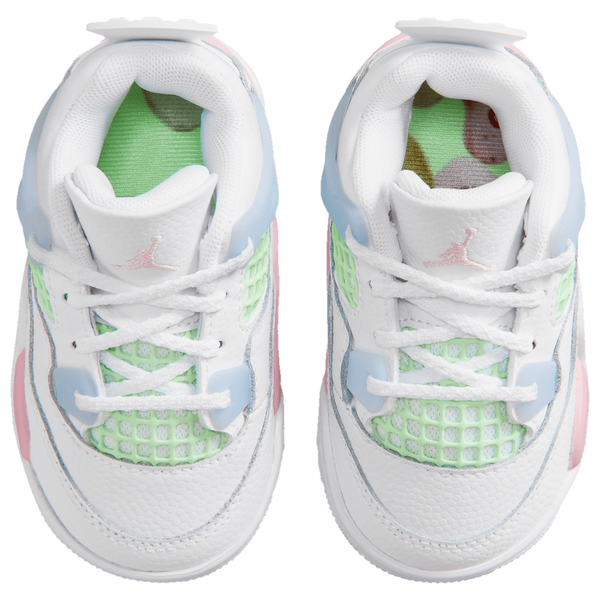 Jordan Air Jordan 4 Retro FEM - Girls' Toddler - Half Blue/White/Medium Soft Pink - Image 4