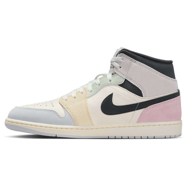 Jordan Air Jordan 1 Mid SE - Men's - Sail/Ice Jade/Anthracite - Image 2