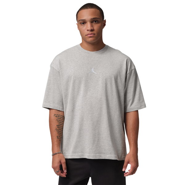 Jordan Brooklyn Oversized T-Shirt - Men's - Heather Grey/Black