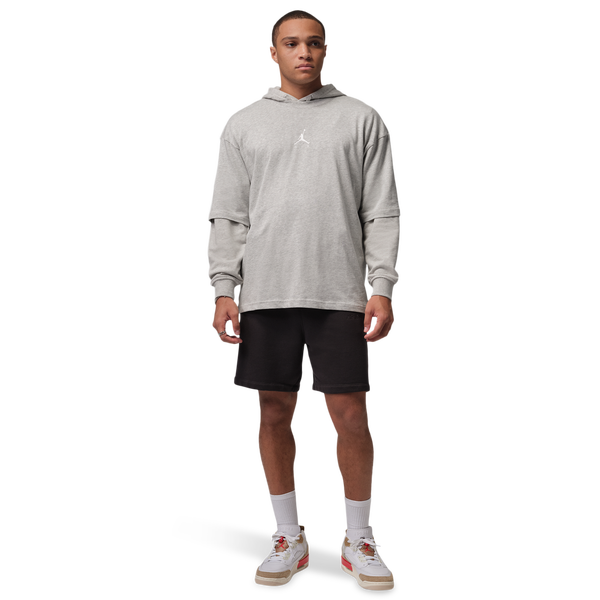 Jordan Brooklyn Oversized T-Shirt - Men's - Heather Grey/Black - Image 5