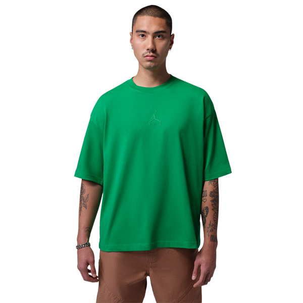 Jordan Brooklyn Oversized T-Shirt - Men's - Lucky Green/Lucky Green
