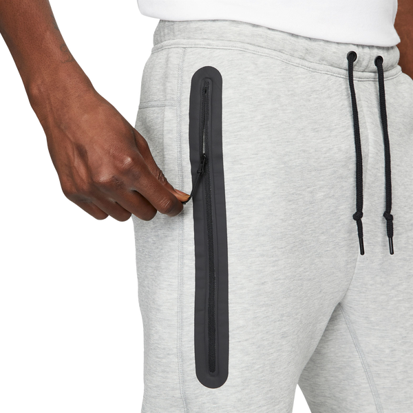 Nike Tech Fleece Joggers - Men's - Grey/Black - Image 5