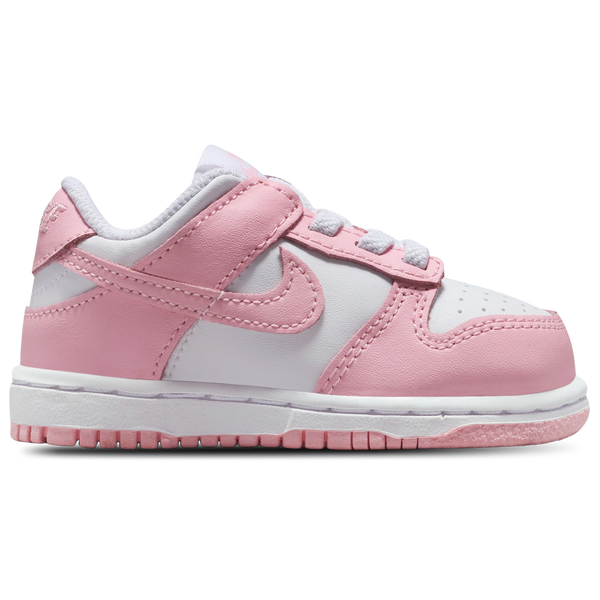 Nike Dunk Low - Girls' Toddler - Soft Pink/White