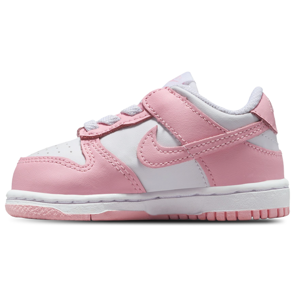 Nike Dunk Low - Girls' Toddler - Soft Pink/White - Image 2