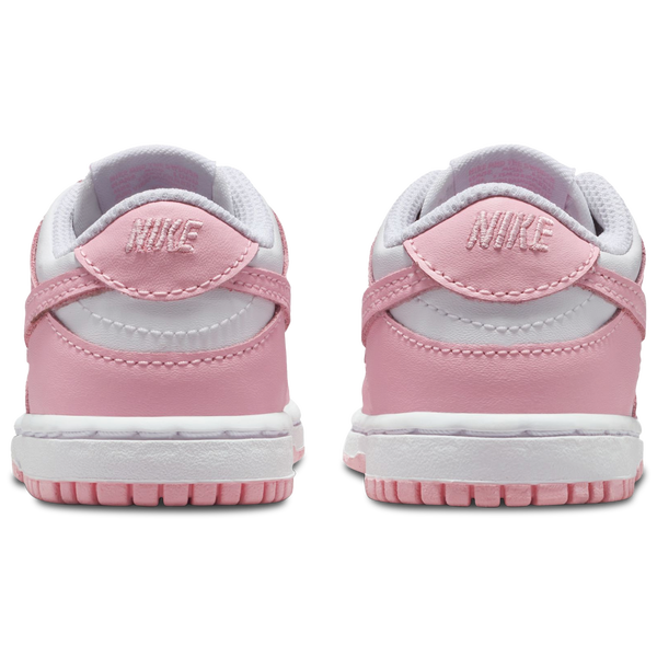 Nike Dunk Low - Girls' Toddler - Soft Pink/White - Image 3