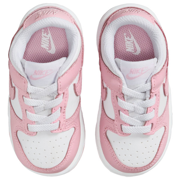 Nike Dunk Low - Girls' Toddler - Soft Pink/White - Image 4