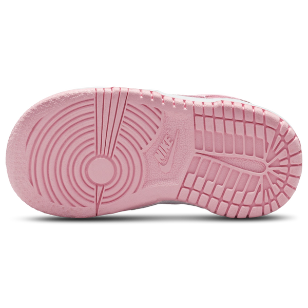 Nike Dunk Low - Girls' Toddler - Soft Pink/White - Image 5