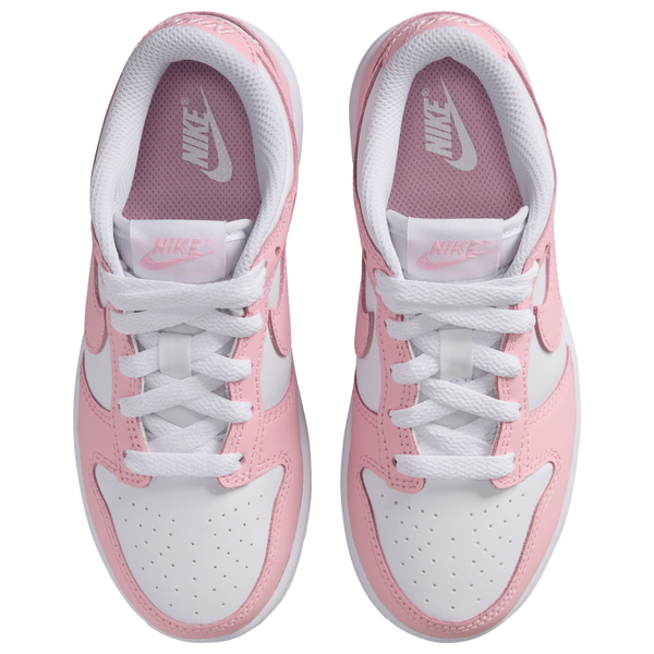 Nike Dunk Low - Girls' Preschool - Medium Soft Pink/White - Image 4