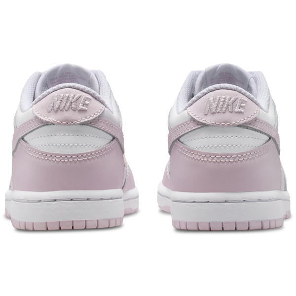 Nike Dunk Low - Girls' Preschool - White/Light Violet - Image 3
