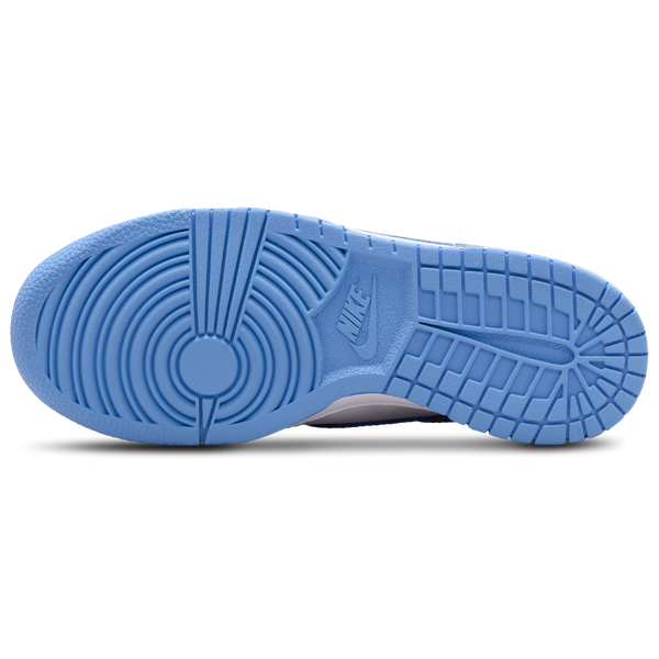 Nike Dunk Low - Girls' Grade School - White/Royal/Grey - Image 5