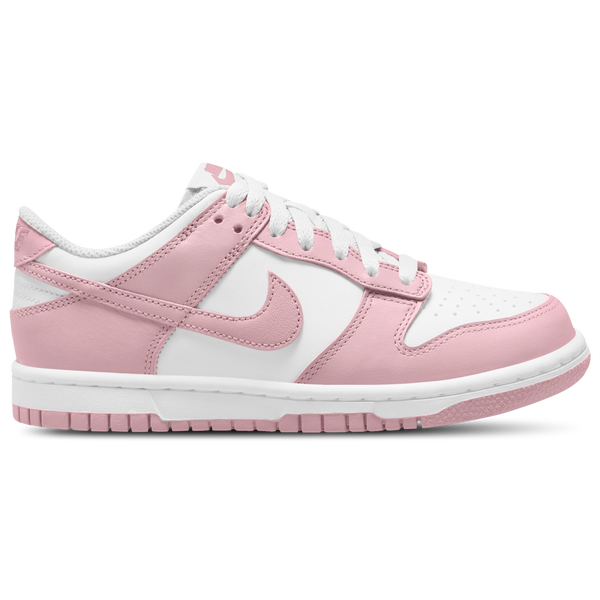 Nike Dunk Low - Girls' Grade School - Medium Soft Pink/White