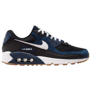 Nike Air Max 90 - Men's - Midnight Navy/White/Gum Medium Brown