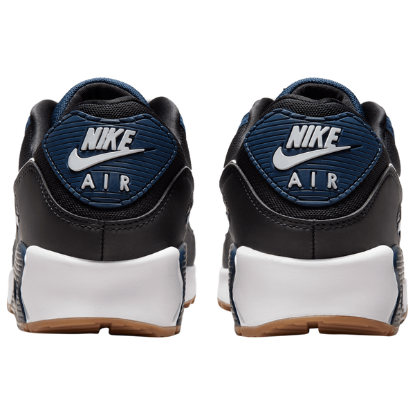 Nike Air Max 90 - Men's - Midnight Navy/White/Gum Medium Brown - Image 3