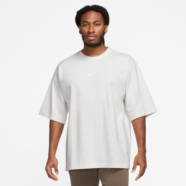 Nike NSW Premium Essentials SUST T-Shirt - Men's - Birch Heather/White - Image 2