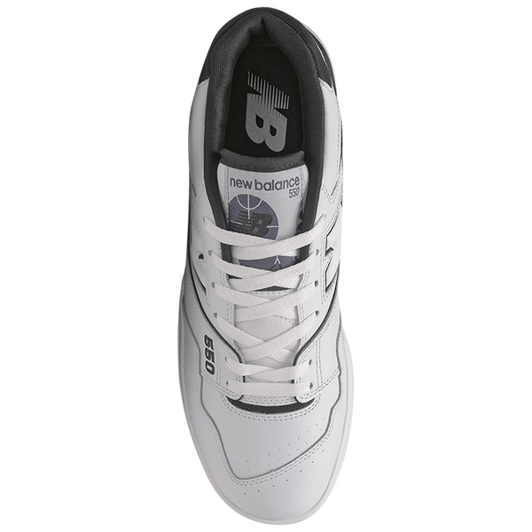 New Balance BB550 - Men's - White/Black - Image 5