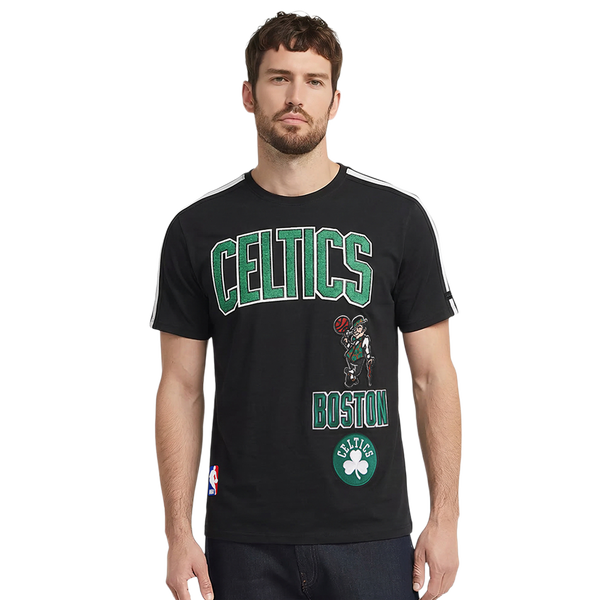 Pro Standard Boston Celtics Retro Classic Sj Striped Tee - Men's - Black