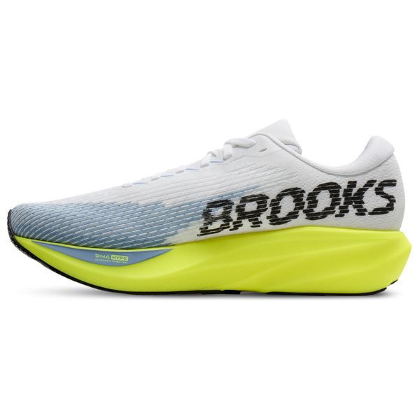Brooks Ghost Amp - Men's - Grey/Yellow - Image 2