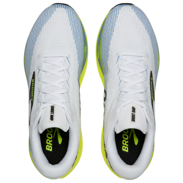Brooks Ghost Amp - Men's - Grey/Yellow - Image 4