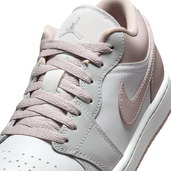 Jordan AJ 1 Low - Women's - Enigma Stone/Particle Rose/White - Image 7